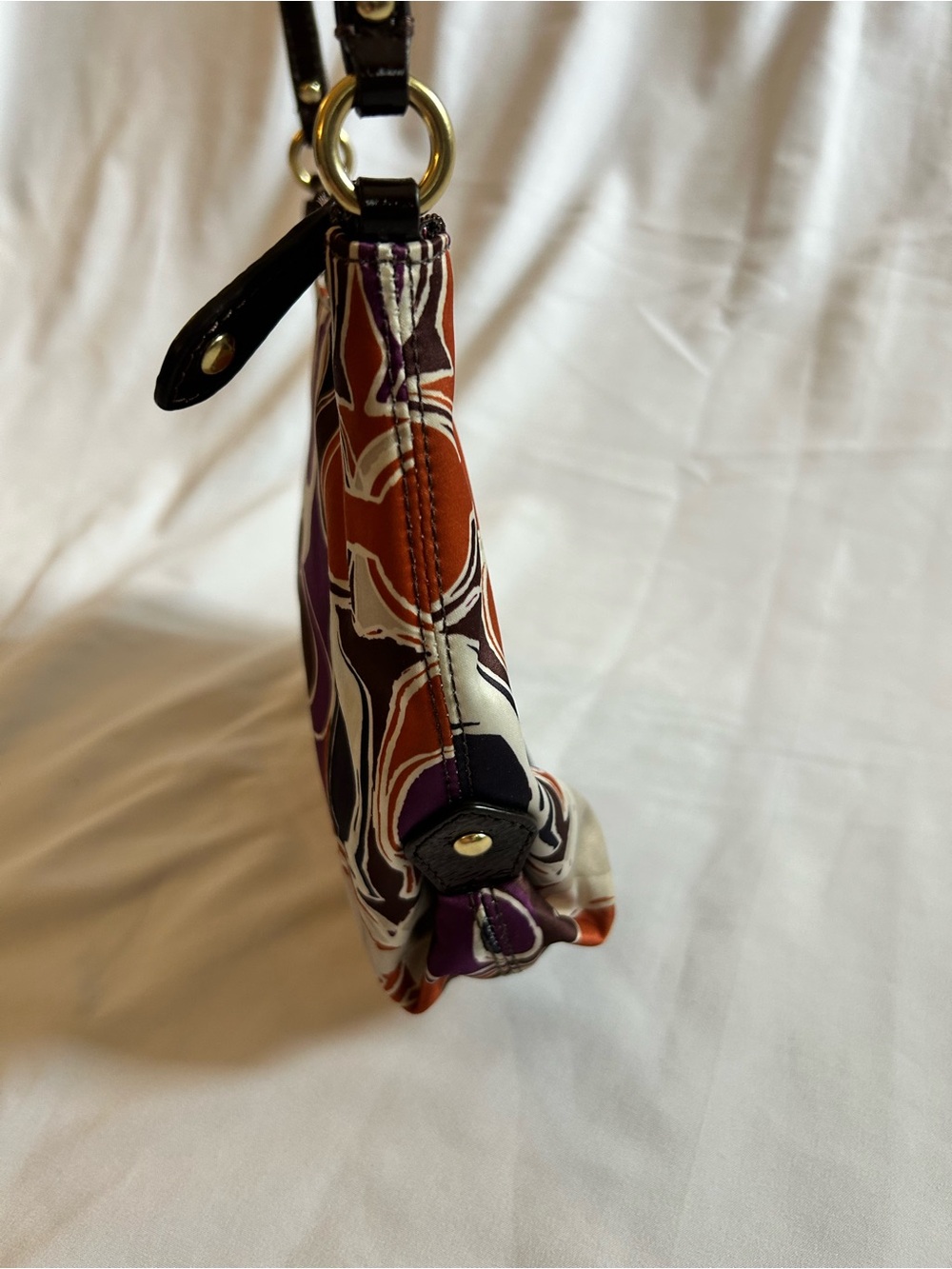 Coach Scarf Print Shoulder Bag - Picture 5 of 11